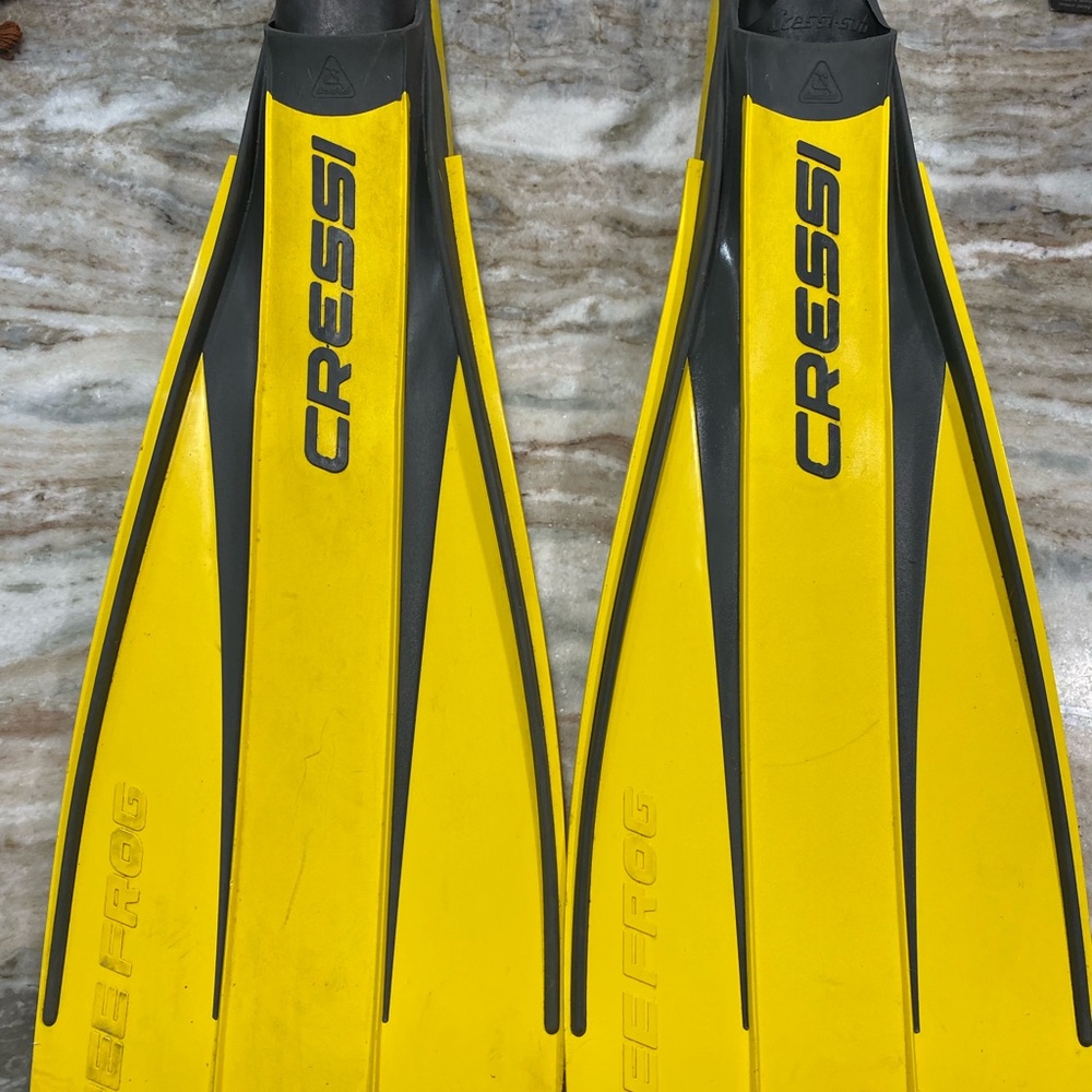 Cressi scuba fins. See pics for correct sizing